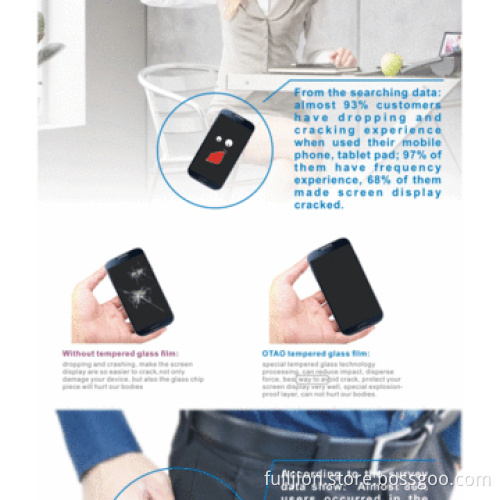 Anti-crack Tempered Glass Screen Protector for Samsung Galaxy S5